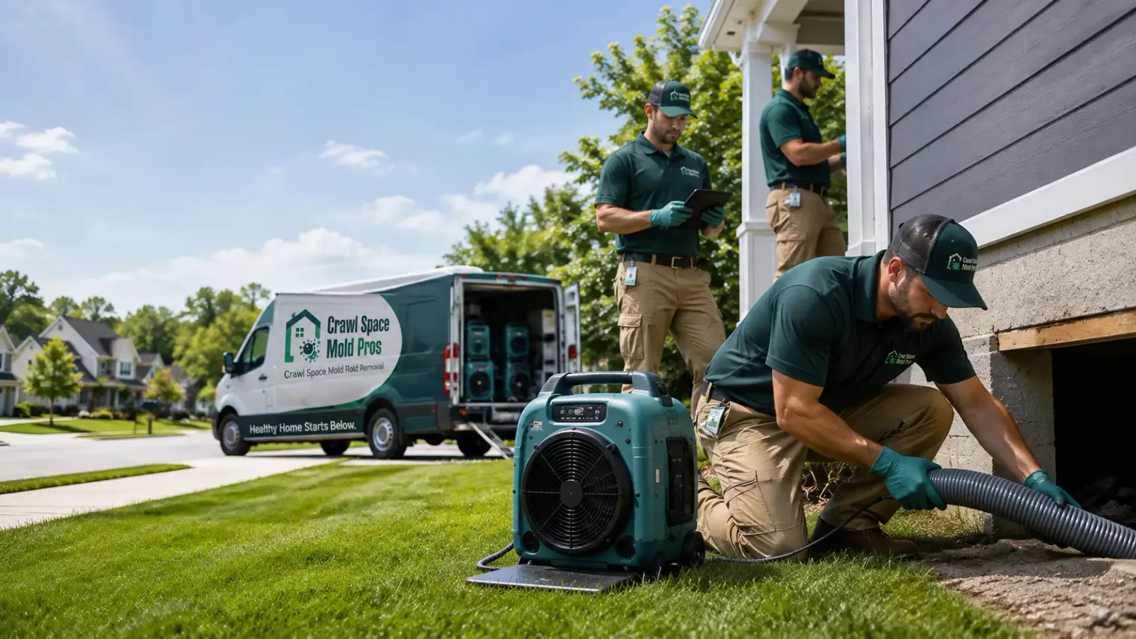 Crawl Space Mold Removal in Marathon, IA